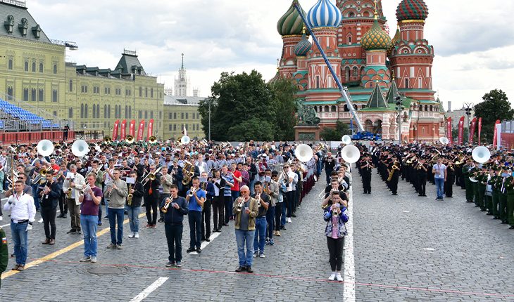 Rusia, música mexicana