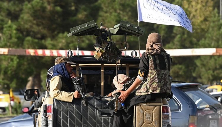 Talibanes en Kabul