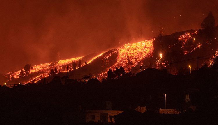 Erupción de volcán en Canarias