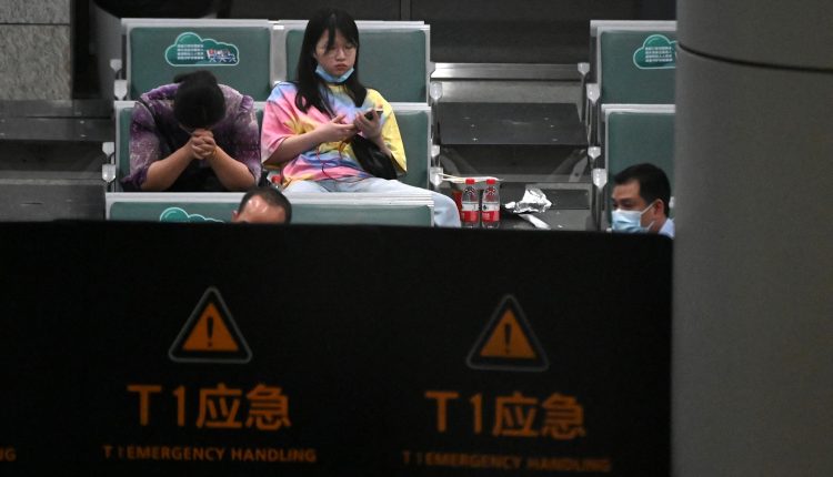 Aeropuerto Internacional de Guangzhou Baiyun en la provincia sureña china de Guangdong