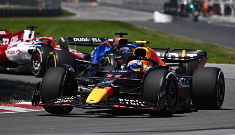 Checo Pérez en el Gran Premio de Canadá