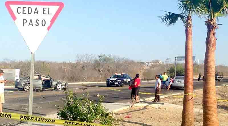 choque 26 jun web Reportan 6 heridos en choque con atropellamiento en Santiago
