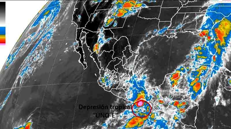 depresion tropical 6 jun Se forma la primera depresión tropical de la temporada en el Pacífico