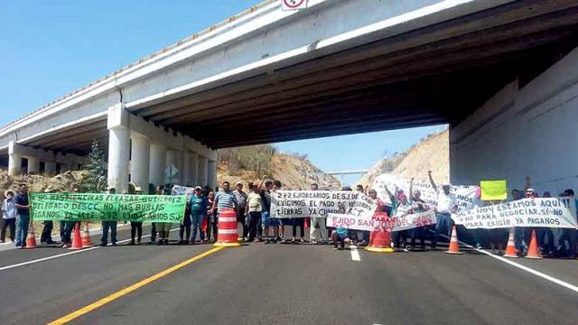 libramiento manifestacion web Incumple SCT con pago a ejidatarios de SJC, amagan con bloquear libramiento