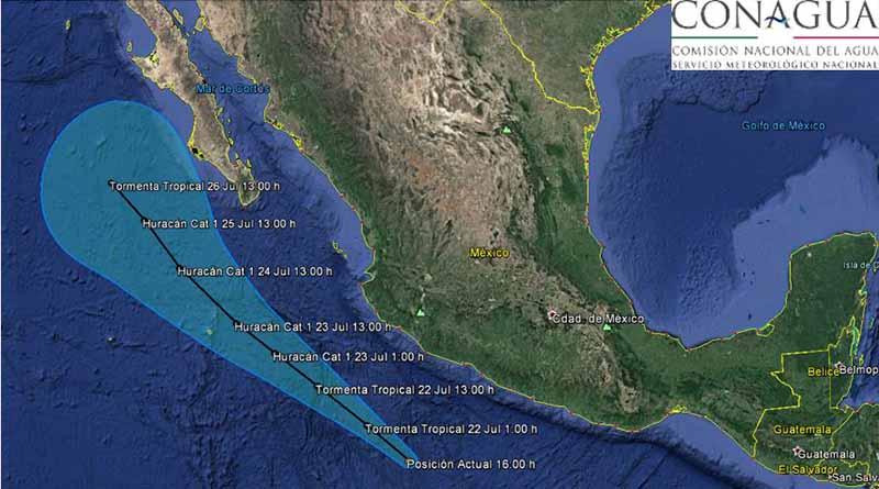 Se forma la tormenta tropical FRANK en el Oceano Pacífico Se forma tormenta tropical FRANK en el Oceano Pacífico