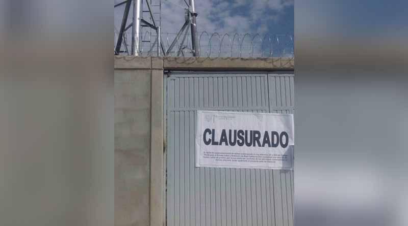 Clausura Ayuntamiento de La Paz obras de construcción de antenas Clausura Ayuntamiento de La Paz obras de construcción de antenas
