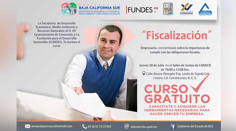 Promueve Curso de Fiscalización Para Comerciantes, Este Jueves Promueve Curso de Fiscalización Para Comerciantes, Este Jueves