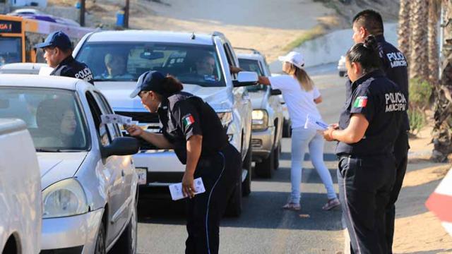 Realiza Gobierno de Los Cabos y PGJE programa de prevención de accidentes Realiza Gobierno de Los Cabos y PGJE programa de prevención de accidentes