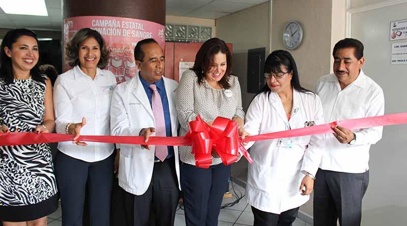 SSA Inaugura sala de lectura en centro estatal de transfusión sanguínea SSA Inaugura sala de lectura en centro estatal de transfusión sanguínea