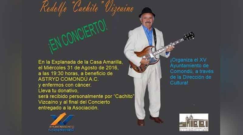 Rodolfo “El Cacho” Vizcaíno En Concierto, a Beneficio de Enfermos de Cáncer Rodolfo “El Cacho” Vizcaíno En Concierto, a Beneficio de Enfermos de Cáncer