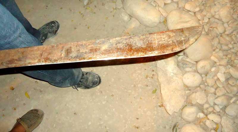 machete web Sujeto machetea en el rostro a su pareja y azota a bebé de dos años contra el piso