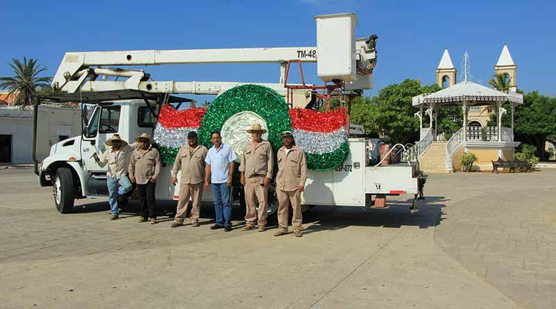Los Cabos luce tricolor con el inicio del mes patrio: Servicios Públicos Los Cabos luce tricolor con el inicio del mes patrio: Servicios Públicos