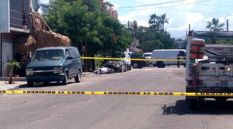 ejecutado 23 sep Disparan y matan a un hombre en La Paz, PGJE asegura 15 casquillos
