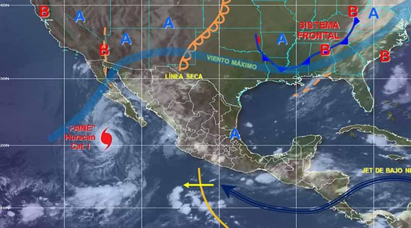 Huracán Paine se ubica a 520 kilómetros al sur-suroeste de Cabo San Lázaro, BCS Huracán Paine se ubica a 520 kilómetros al sur-suroeste de Cabo San Lázaro, BCS