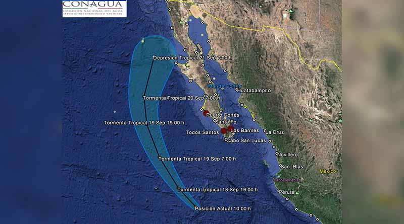 Tormenta Paine favorecerá lluvias muy fuertes en Baja California Sur Tormenta Paine favorecerá lluvias muy fuertes en Baja California Sur