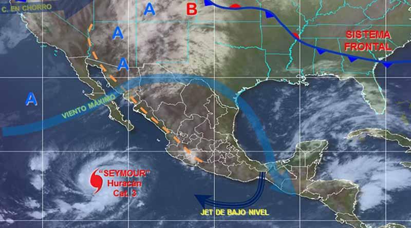 Huracán Seymour se intensificó a categoría 3; no afecta al país Huracán Seymour se intensificó a categoría 3; no afecta al país
