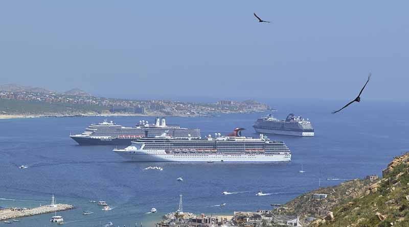 Triple arribo de crucero anuncia la temporada alta en Los Cabos Triple arribo de crucero anuncia la temporada alta en Los Cabos