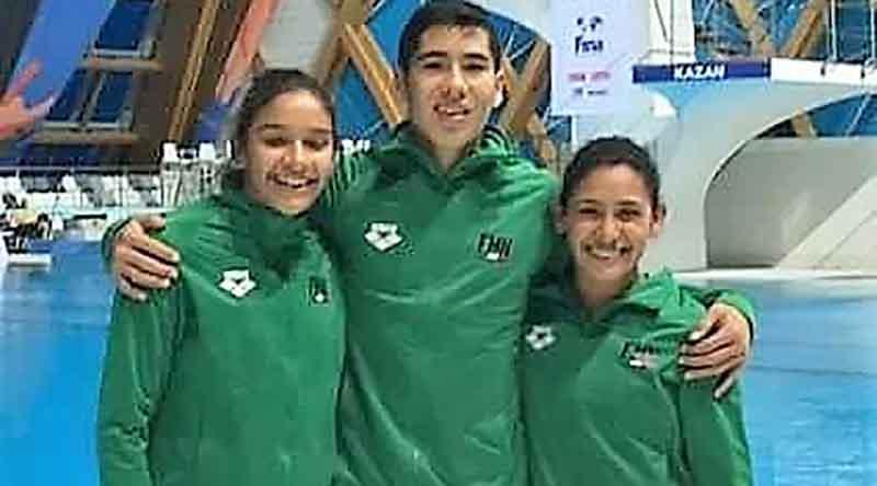 CLAVADISTAS KAZAN Clavadistas sudcalifornianos arriban al Mundial de Kazán