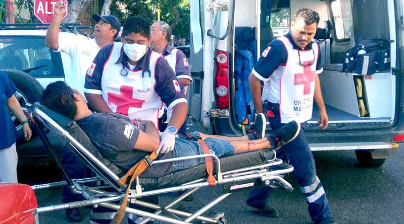 caido 14 nov web Lesionado al caer de 4 metros de altura en La Paz