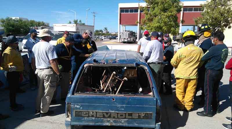 entrenamientobomberoslapaz Instructores de USA entrenan a Bomberos de todo el estado