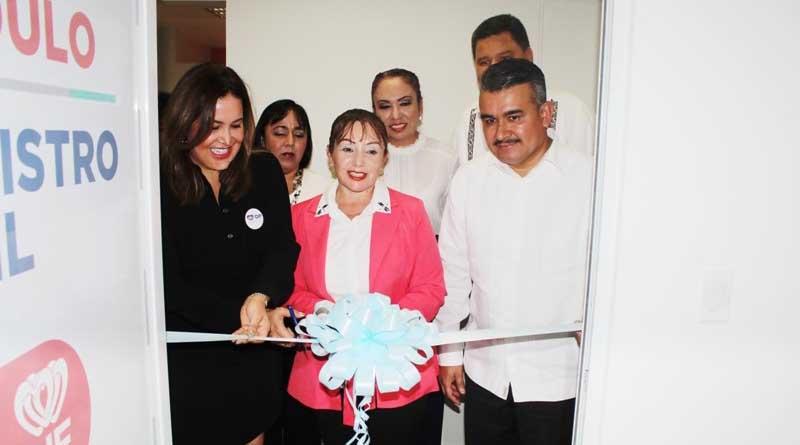 DIF (2) Se inauguró módulo del Registro Civil dentro de la Procuraduría de Protección de Niñas, Niños y Adolescentes DIF BCS