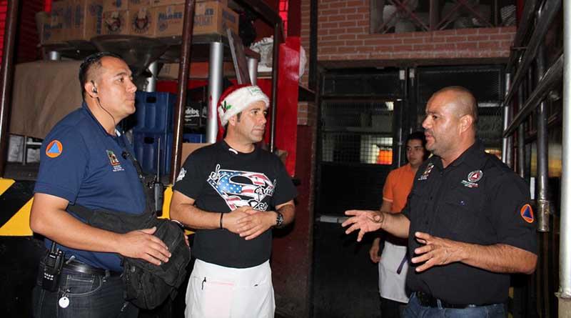 OPERATIVO A ESTABLECIMIENTOS Realizan operativo a establecimientos para prevenir accidentes