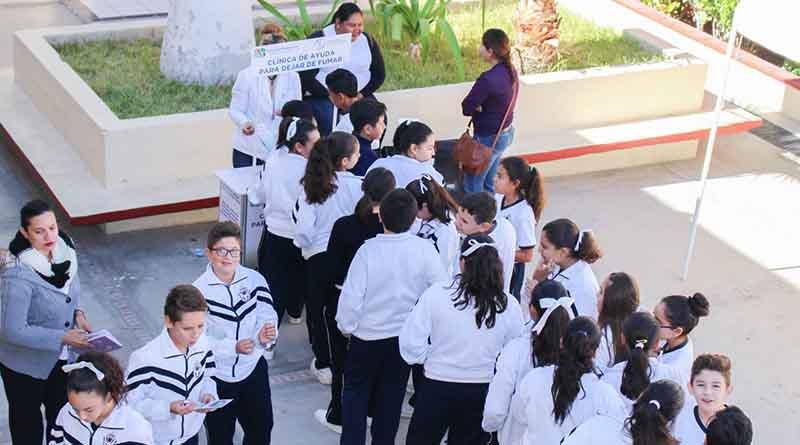 SSA_ServiciosEnEscuelas01 SSA BCS fortalece prevención de adicciones en planteles educativos