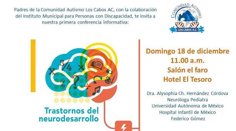 conferencianeorodesarrollo Impartirán conferencia informativa Trastornos del Neurodesarrollo a padres de niños y jóvenes con discapacidad