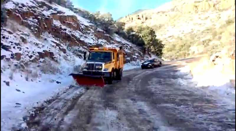 nevada chihuahua 2 Cerradas, autopistas en Sonora y Baja California por nevadas
