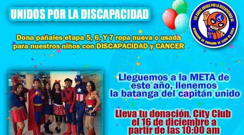unidosporladiscapacidad Unidos por la Discapacidad te espera con donación de pañales y ropa al lado de City Club CSL