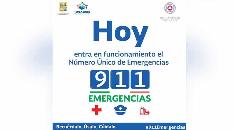 Exhorta Protección Civil Los Cabos a la ciudadanía a usar responsablemente el 911 Exhorta Protección Civil Los Cabos a la ciudadanía a usar responsablemente el 911