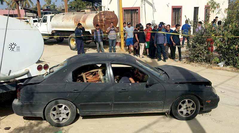 ejecutados zacatal 29 ene web Rafaguean y matan a dos dentro de un carro en El Zacatal