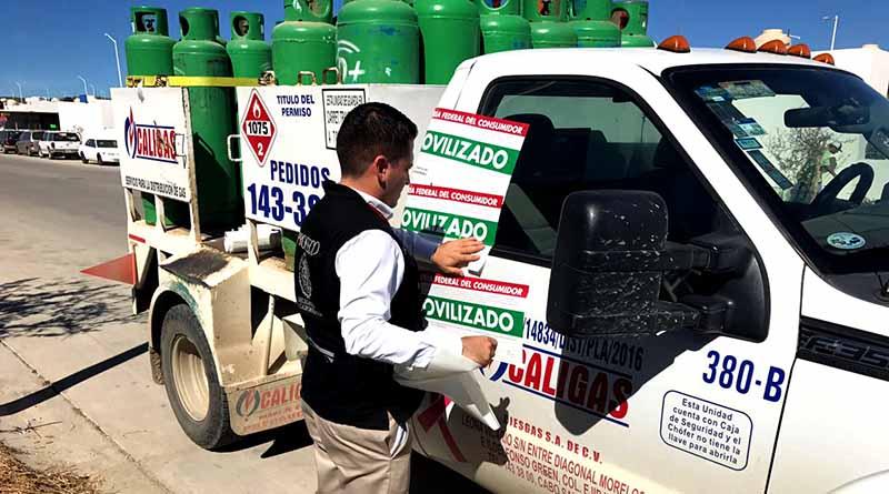gas profeco web Inmoviliza Profeco camión de gas en CSL por no exhibir precio total