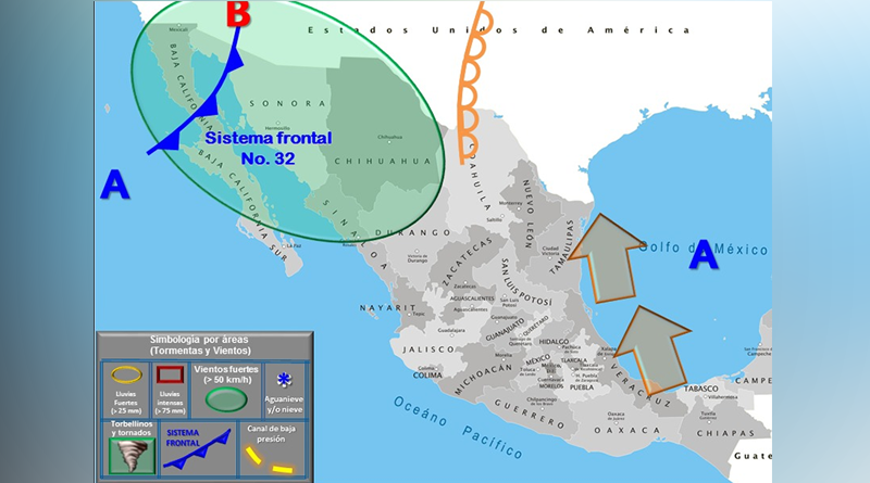 Advierte protección civil fuertes vientos y bajas temperaturas en el norte de la entidad Advierte protección civil fuertes vientos y bajas temperaturas en el norte de la entidad