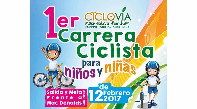carrerainfantilCVR ¡¡Niños de CSL asistan a la 1er Carrera Ciclista Ciclovía Recreativa!!