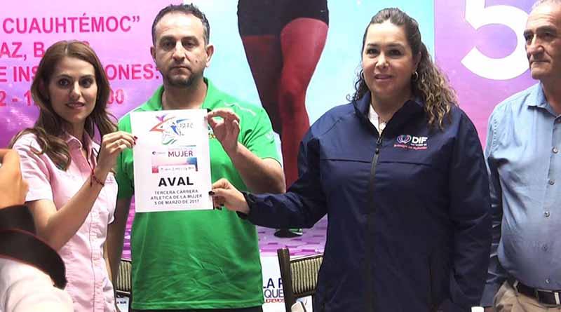 carreradelamujer Con la 3ra carrera atlética, conmemorará ISM y DIF el Día de la Mujer en La Paz