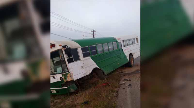 choquevizcaino Choque entre camión de jornaleros y particular en El Vizcaíno deja 1 muerto y 3 lesionados