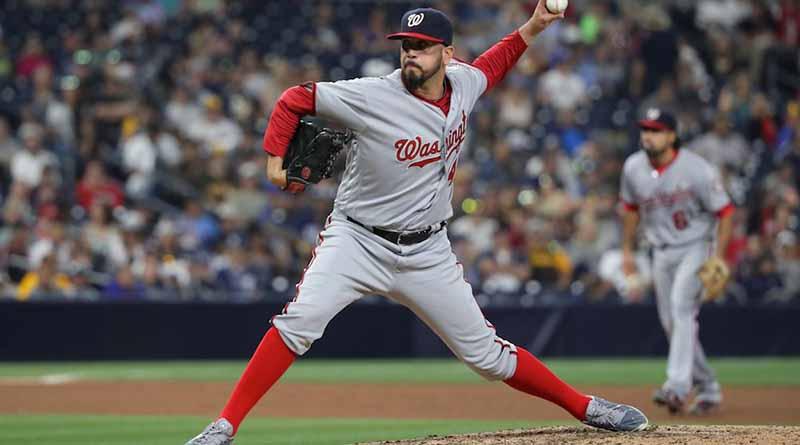 Lanzador mexicano Oliver Pérez tiene buen relevo en triunfo de Nacionales Lanzador mexicano Oliver Pérez tiene buen relevo en triunfo de Nacionales