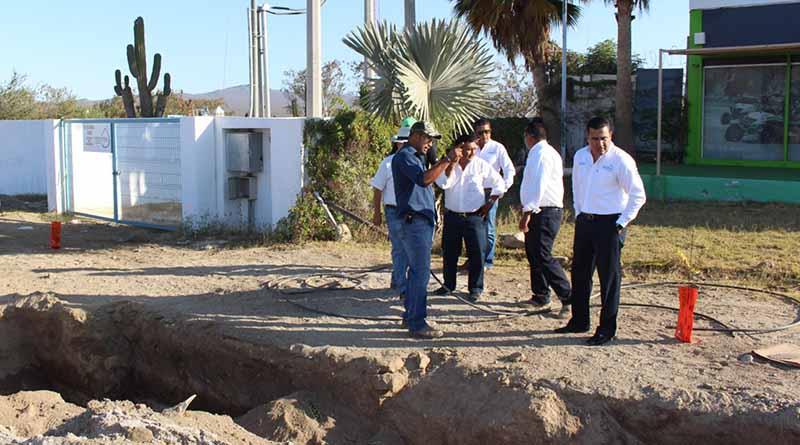 obraoomsapas Realizan obra para mejorar tandeo de agua en CSL