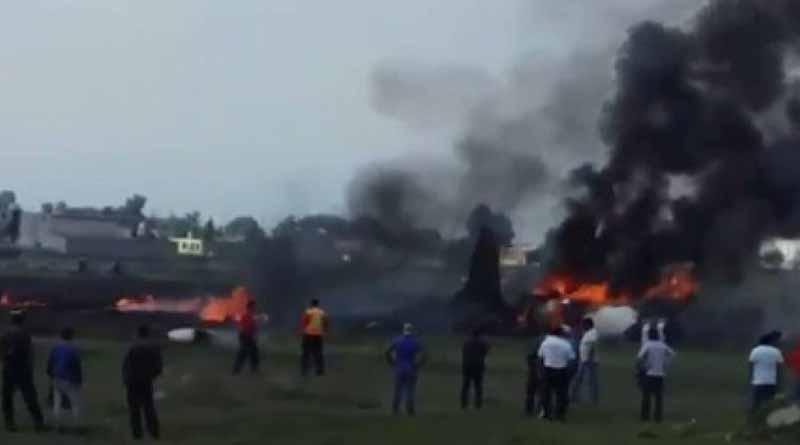 avioneta Se desploma avioneta en Toluca y deja dos muertos