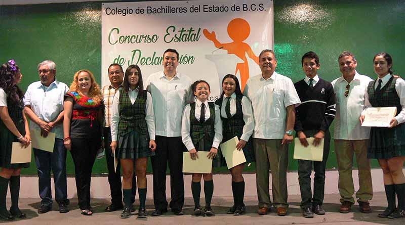 cobach Celebran IV concurso Estatal de Declamación Cobach 2017