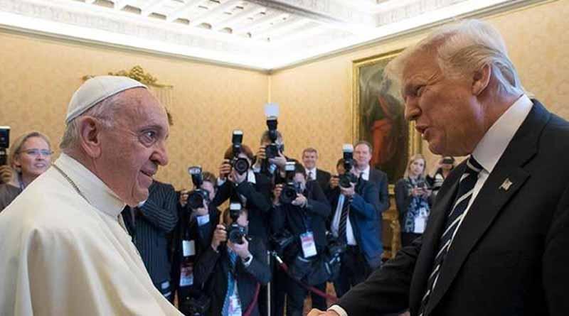 Papa Francisco y Trump abordan paz, diálogo interreligioso y Medio Oriente Papa Francisco y Trump abordan paz, diálogo interreligioso y Medio Oriente