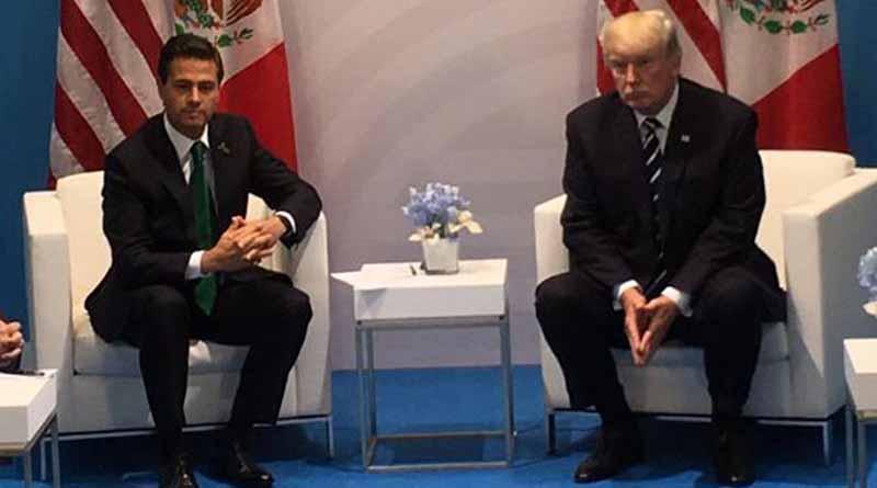 Peña Nieto y Trump dialogan sobre renegociación del Tratado de Libre Comercio Peña Nieto y Trump dialogan sobre renegociación del Tratado de Libre Comercio