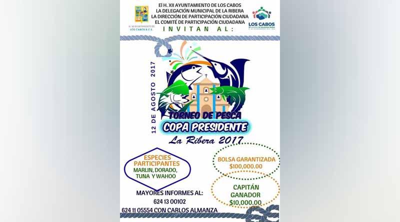 Se invita al torneo de pesca “Copa Presidente 2017” en la delegación de La Ribera Se invita al torneo de pesca “Copa Presidente 2017” en la delegación de La Ribera