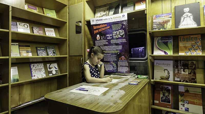 bibliobus Continúan trabajos del “Bibliobus” en el municipio de La Paz