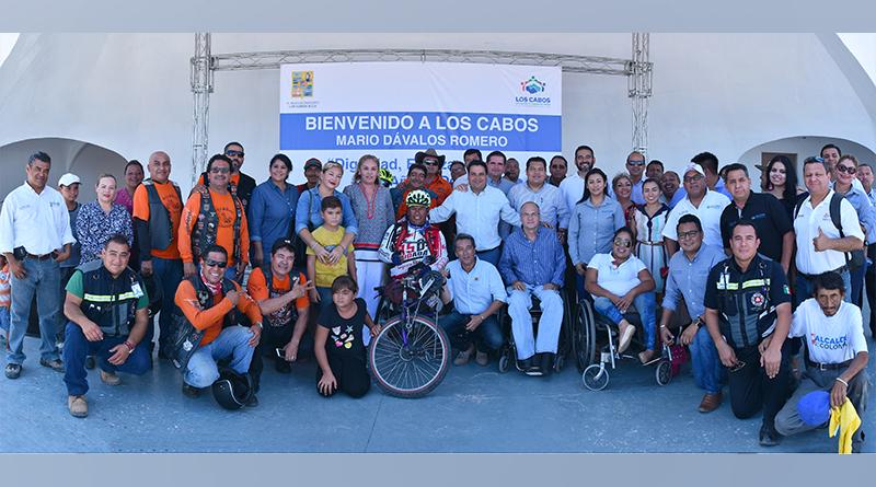 Culmina en Cabo San Lucas La XIII Travesía del atleta Paralímpico Mario Dávalos Romero Culmina en Cabo San Lucas La XIII Travesía del atleta Paralímpico Mario Dávalos Romero