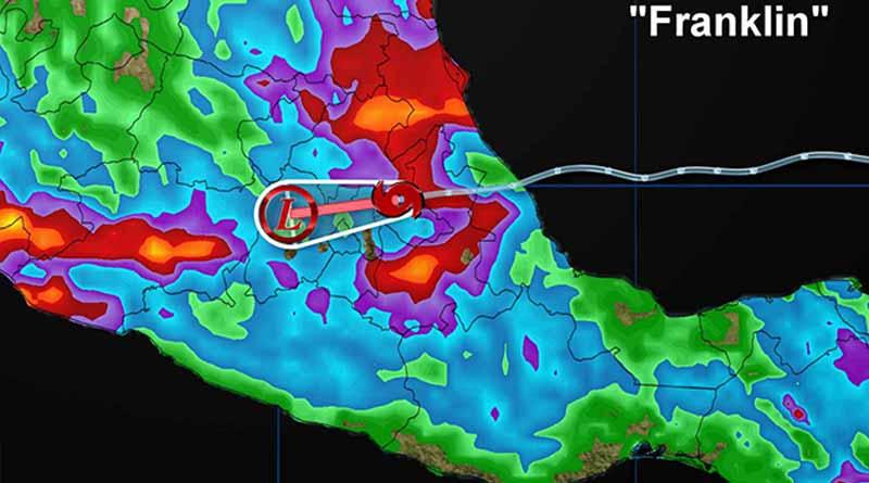 Activada alerta roja por tormenta Franklin en Puebla, Tlaxcala, Hidalgo y Veracruz Activada alerta roja por tormenta Franklin en Puebla, Tlaxcala, Hidalgo y Veracruz