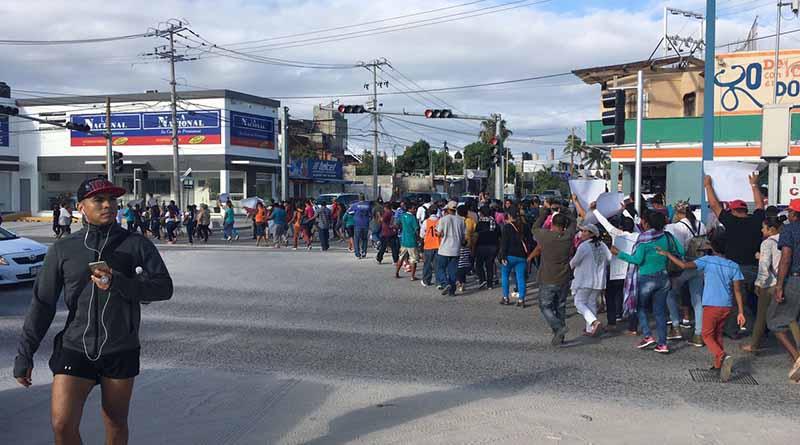 marchainvasores Habitantes de zonas irregulares protestan para exigir reubicación