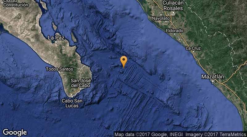 sismo 22 sep sjc Registran sismo de 5.1 grados a 122 km de San José del Cabo