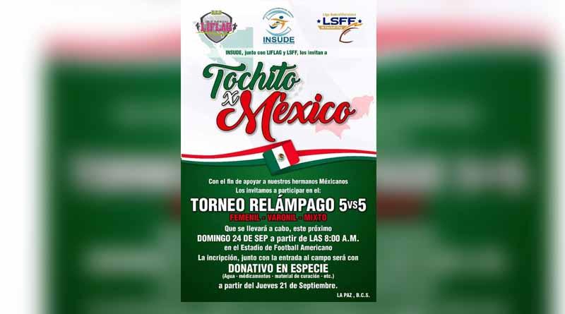 tochopormexico "Tocho x México" en beneficio de afectados del sismo